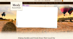 Desktop Screenshot of mealyfuneralhome.com